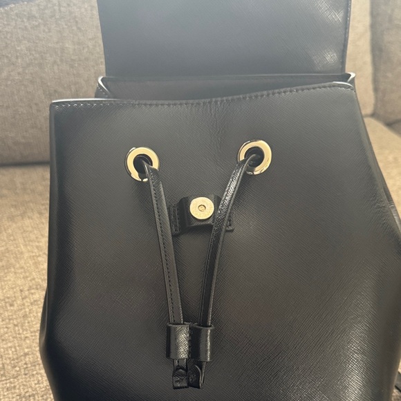 kate spade Black Leather Medium Backpack main image 6